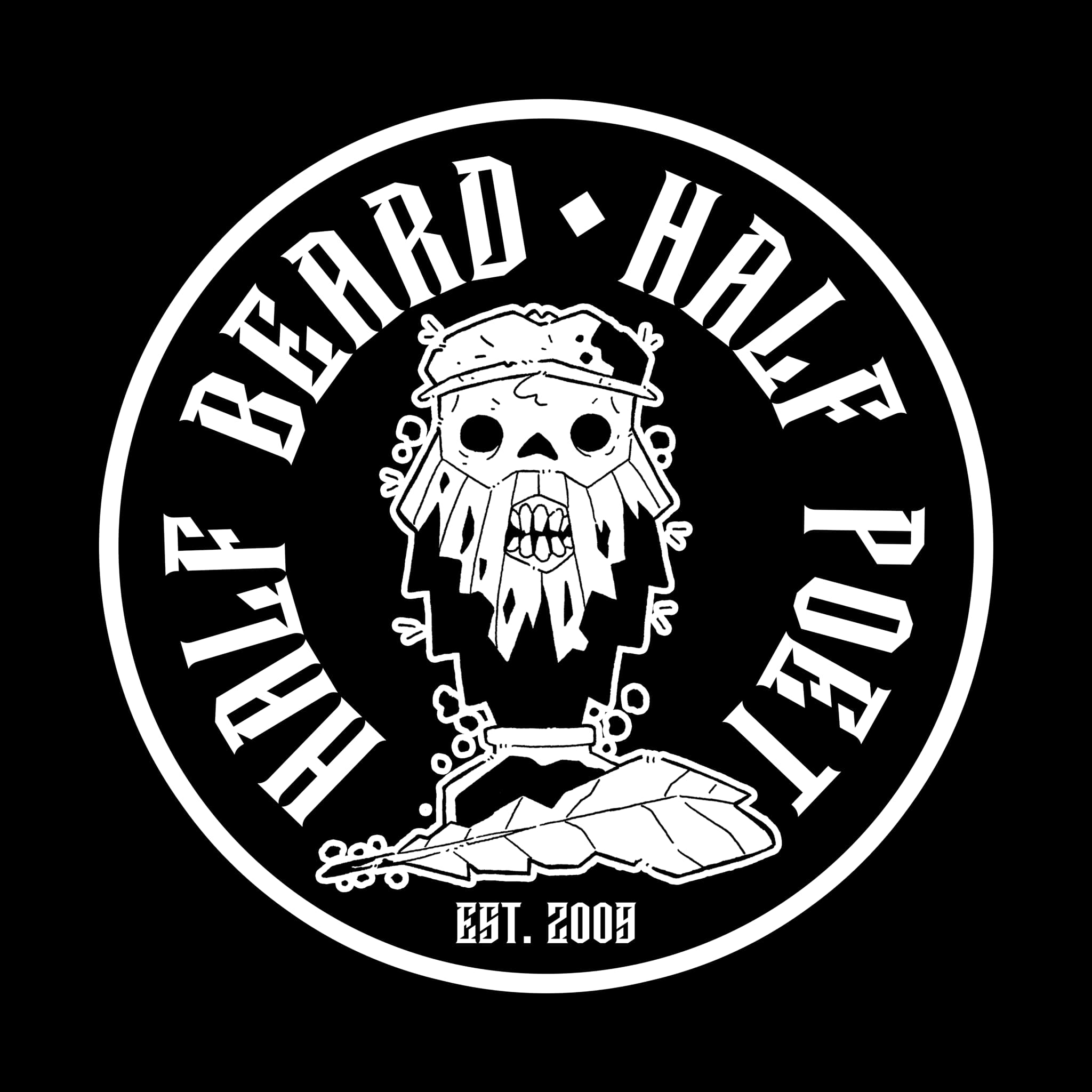 Half Beard Half Poet Logo